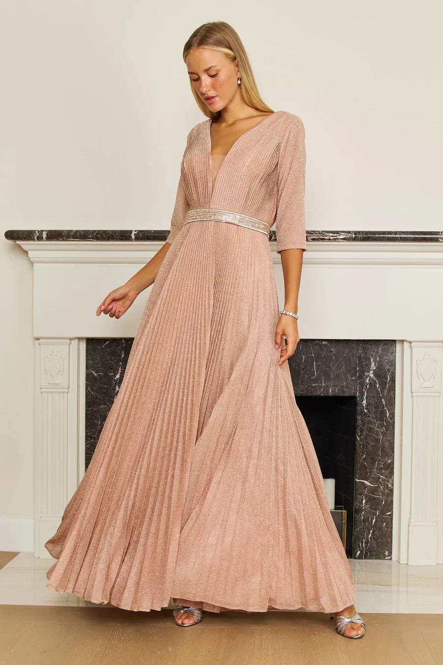 Long Sleeve Formal Evening Dress
