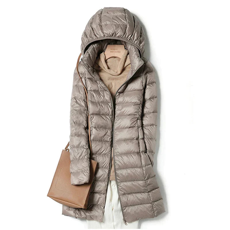 Down jacket for style and warmth