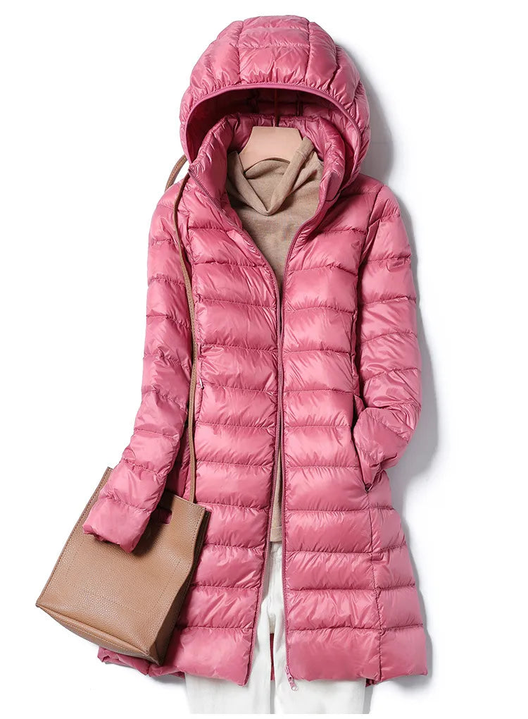 Down jacket for style and warmth
