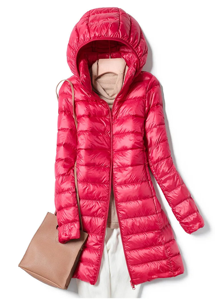 Down jacket for style and warmth