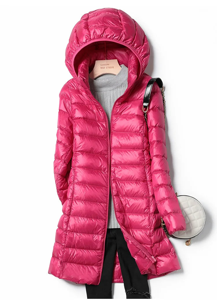 Down jacket for style and warmth