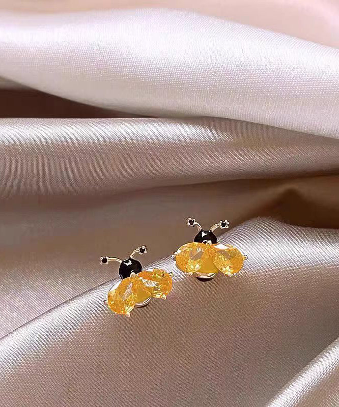 Boucles d'oreilles à tige en cristal et cuivre doré à faire soi-même - TrendAura