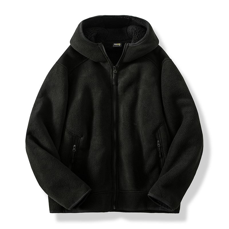 Warm fleece jacket for men