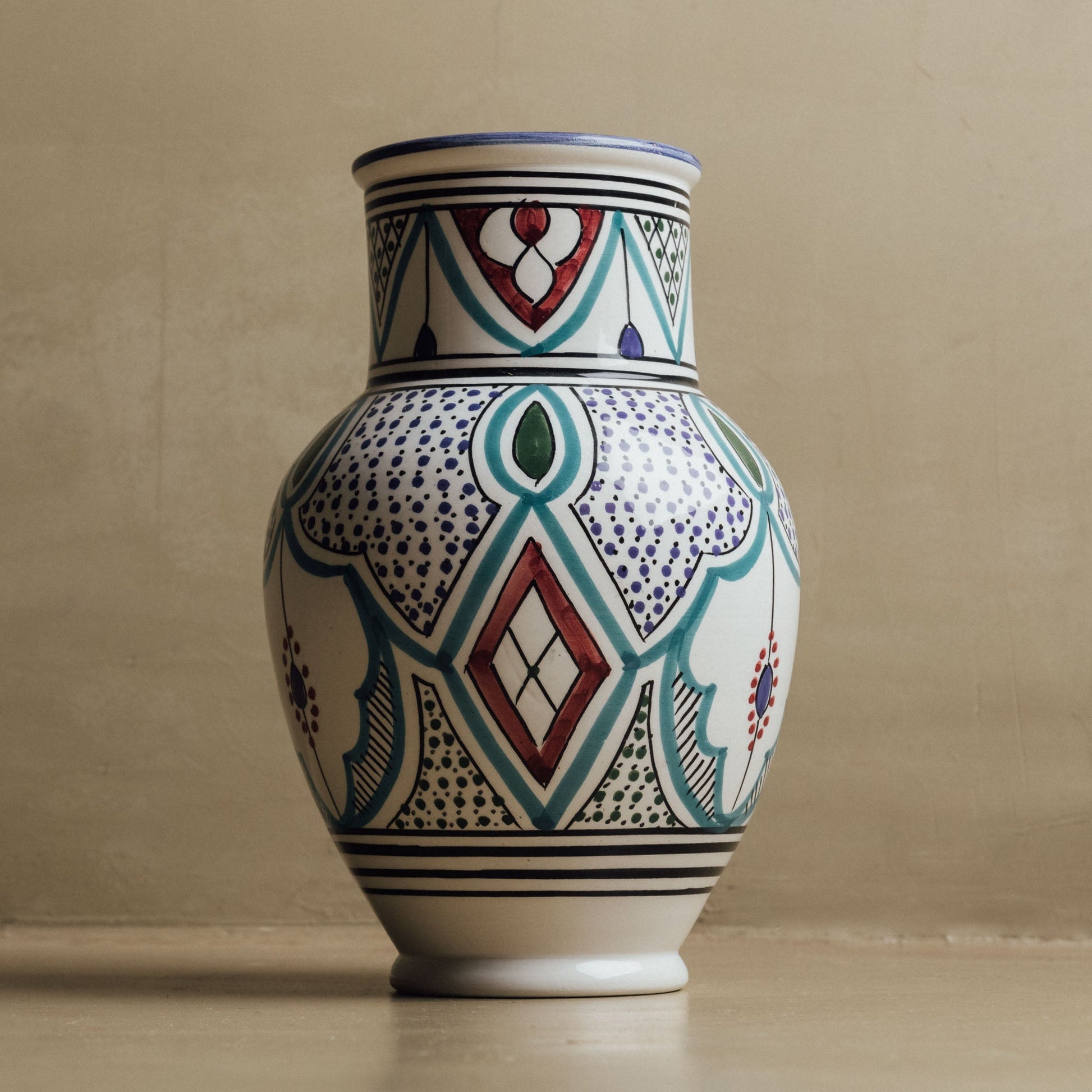Marrakech Bloom Vase - Handcrafted Moroccan Decor - TrendAura
