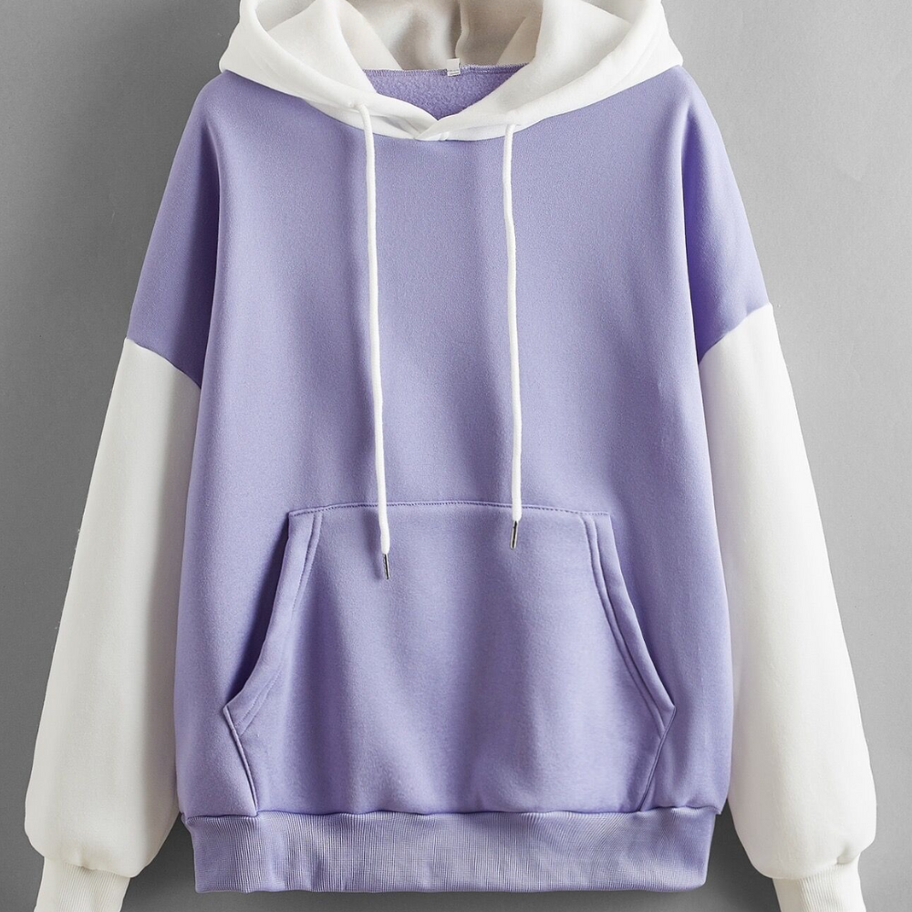 Elegant unisex hooded sweatshirt
