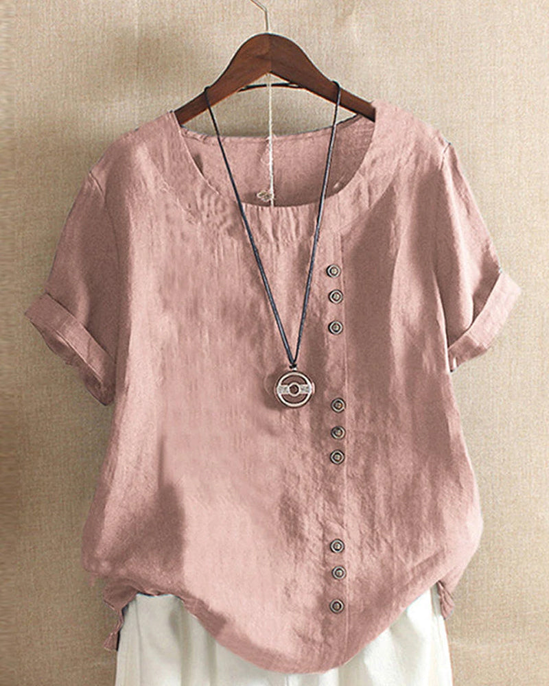 Women's short-sleeve blouse