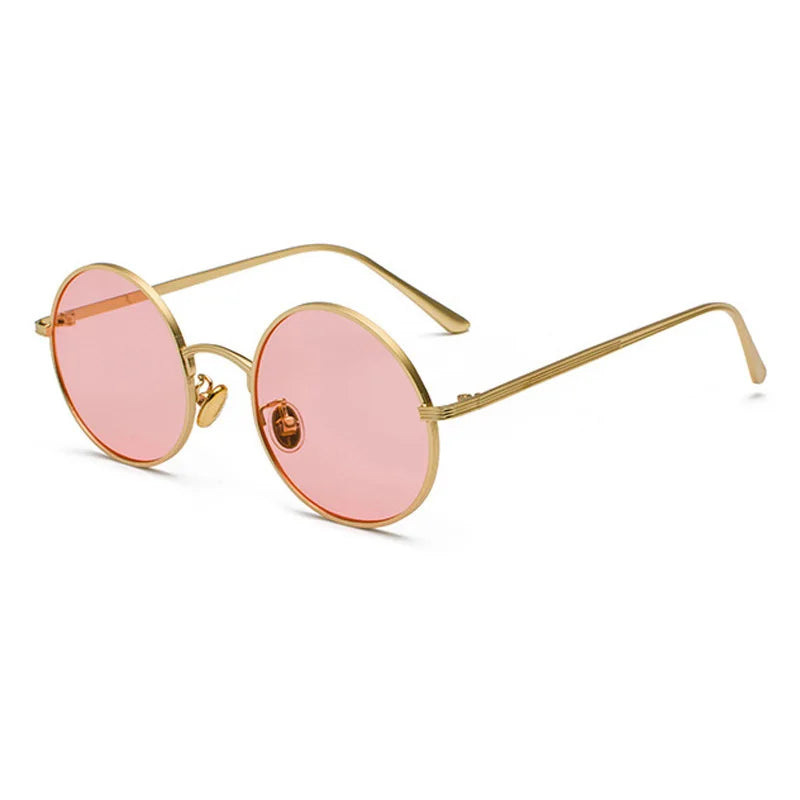 Women's Round Design Sunglasses with UV Protection