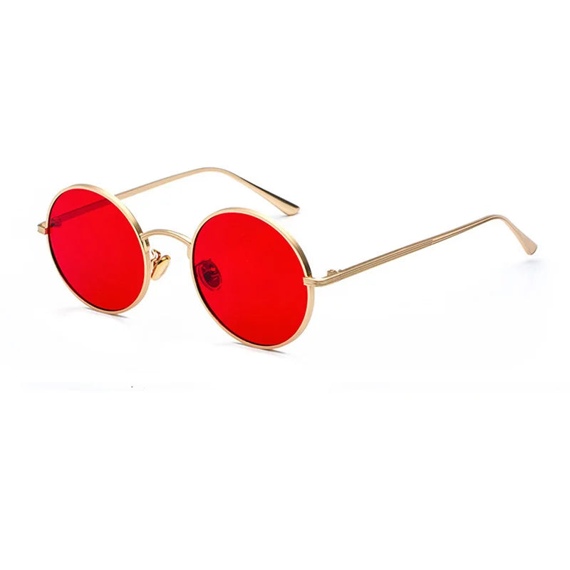 Women's Round Design Sunglasses with UV Protection