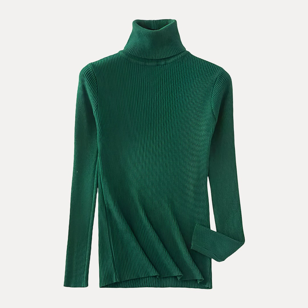 Women's sweater with turtleneck