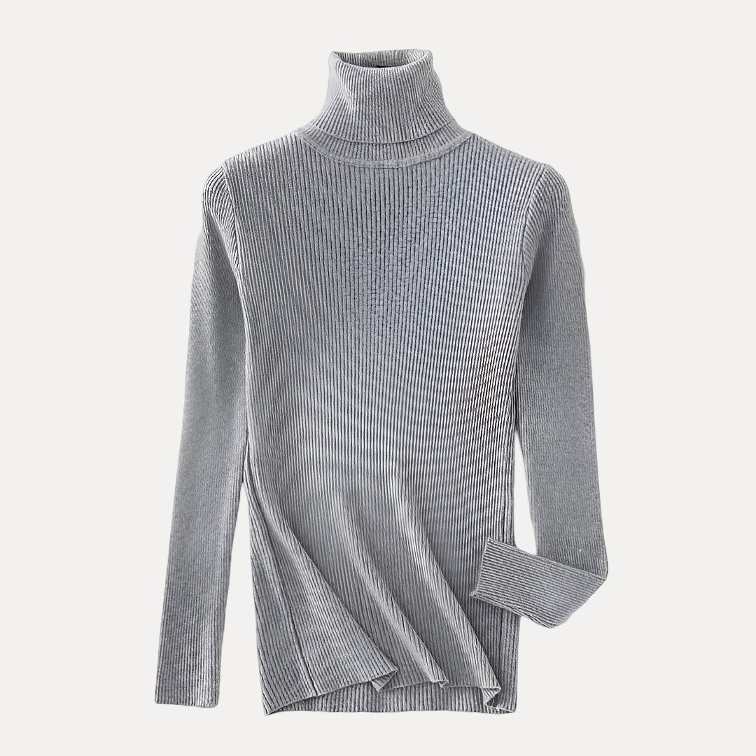 Women's sweater with turtleneck