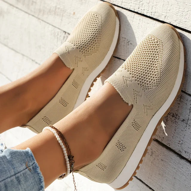 Moafers Olivia Orthopedic Slip On Shoes For Women Cushioned Comfort Breathable Non Slip