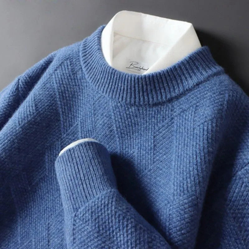 Elegant cashmere sweater for men, in different colors