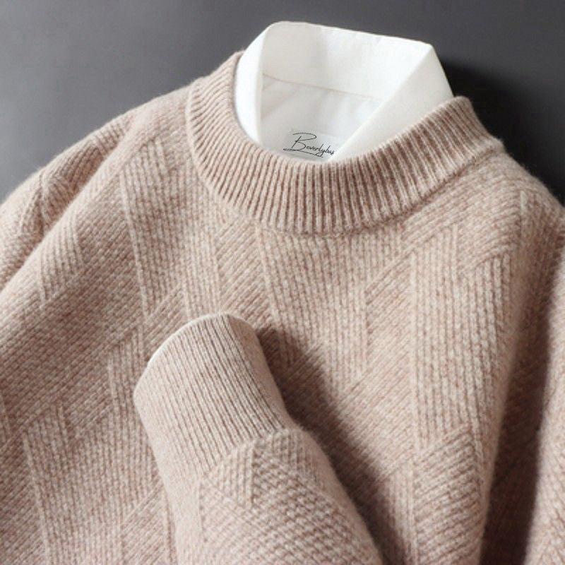 Elegant cashmere sweater for men, in different colors