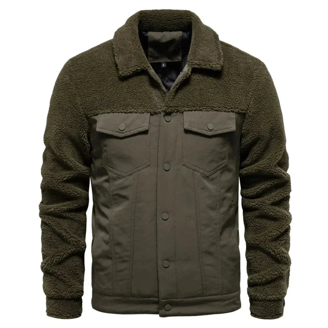 David Sherpa Lined Waterproof Jacket For Men All Weather Warmth And Durable Comfort