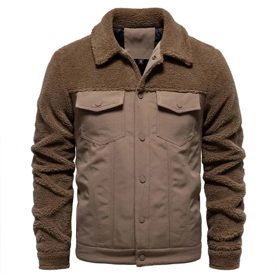 David Sherpa Lined Waterproof Jacket For Men All Weather Warmth And Durable Comfort