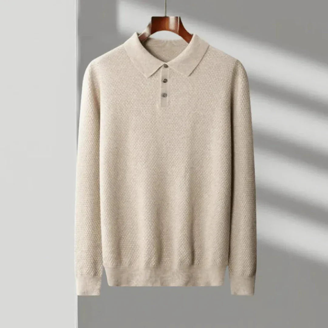 Dawson Cashmere Knit Polo