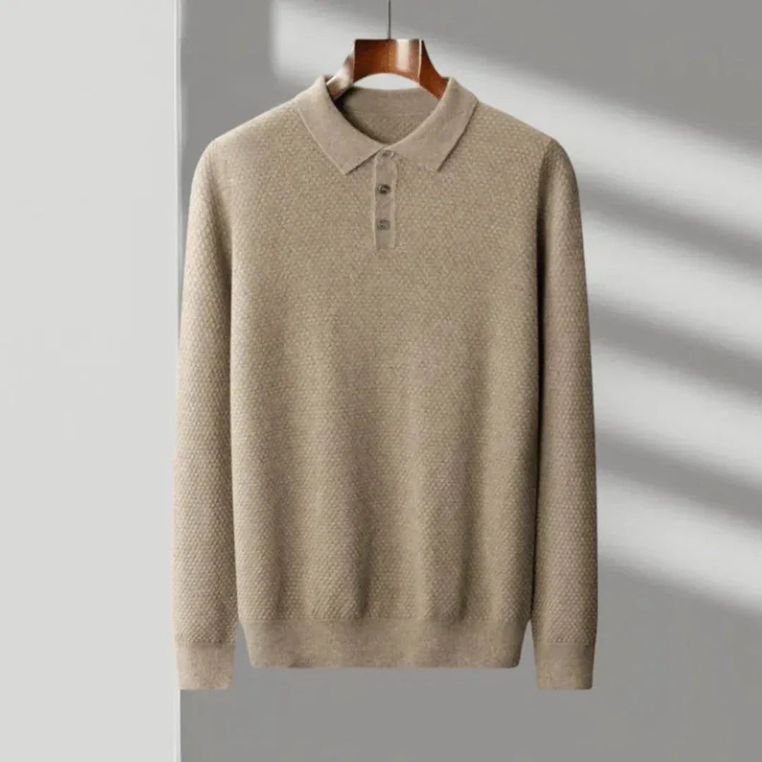 Dawson Cashmere Knit Polo