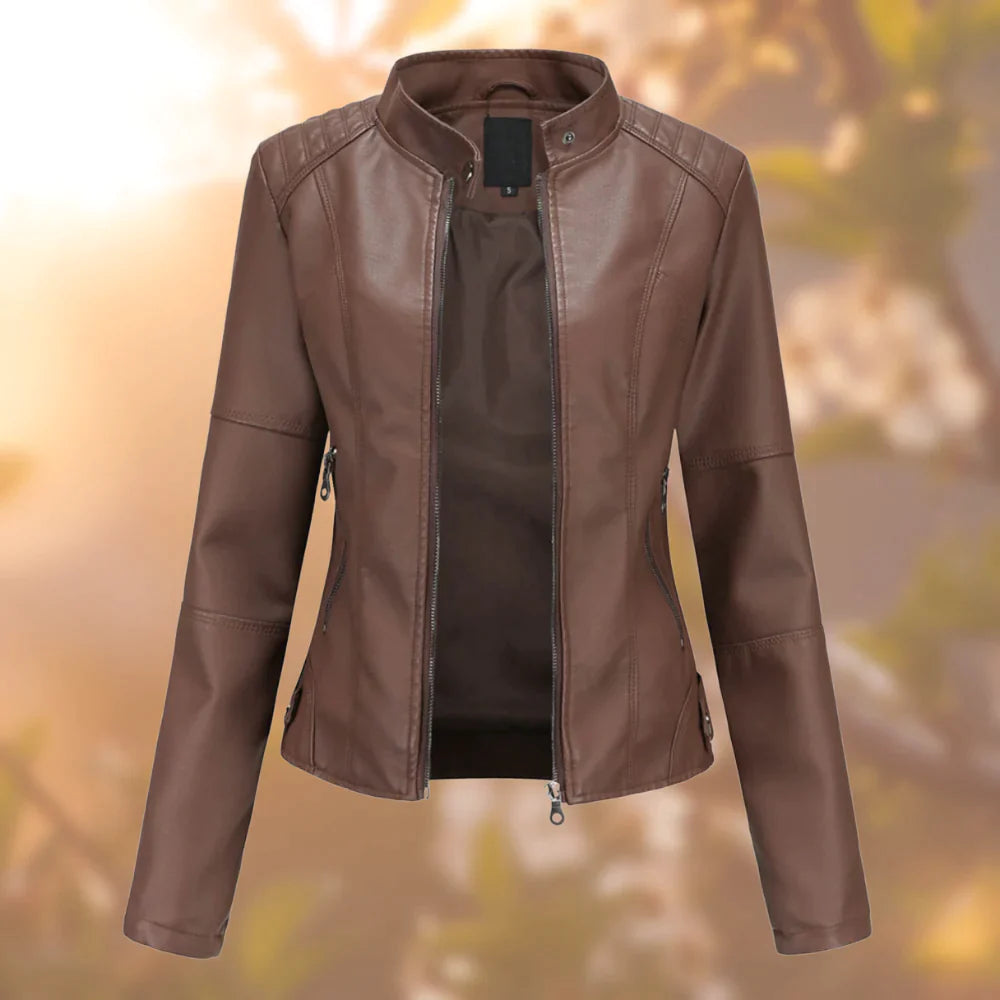 Mila Leather Jacket For Women Luxurious Style Statement Premium Quality Timeless Elegance