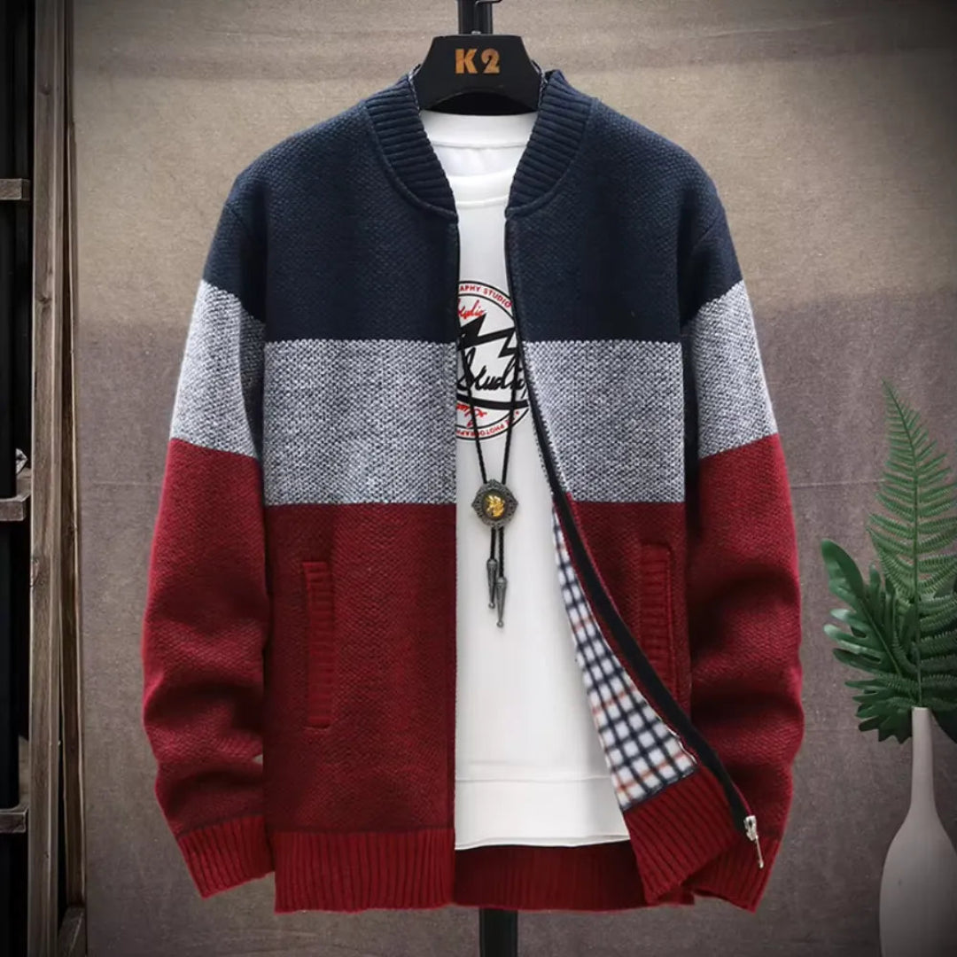 Cardigan made of soft velvet