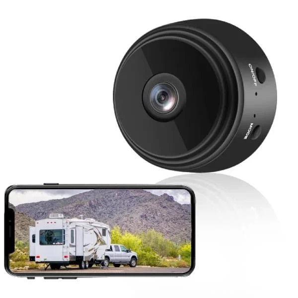 Wireless Full HD Rearview Camera for Motorhome, Truck, and Trailer with Night Vision and 360 Rotation Mount - TrendAura