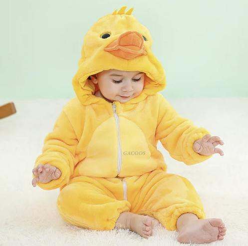JungleBuddies Baby Onesies Adorable Hooded Animal Outfits Soft Breathable Comfort For Toddlers