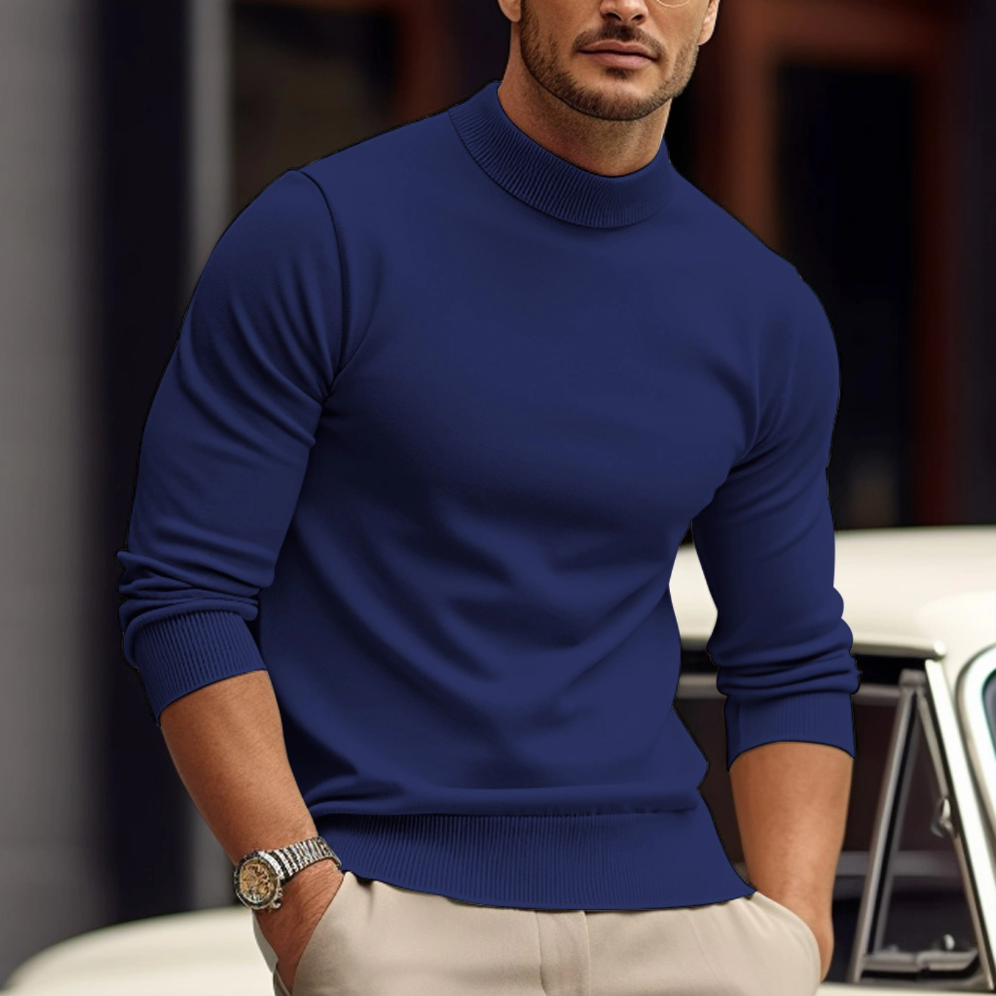 Eloura-Moda | Men’s Sweater Made of Soft Cotton