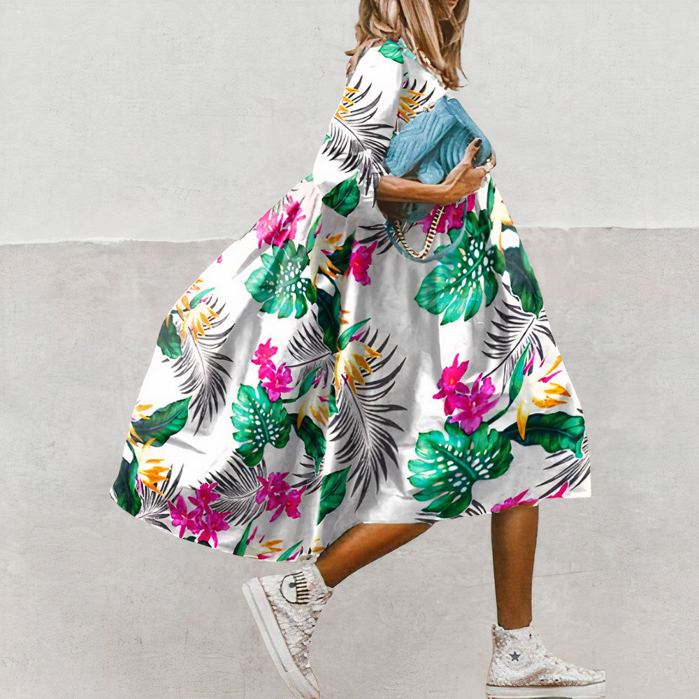 Women’s Floral Oversized Dress | Smock