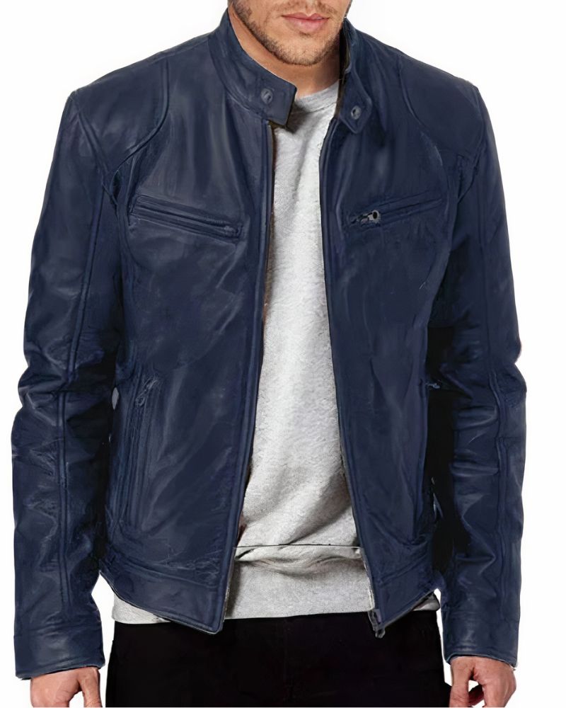 Mens Leather Motorcycle Jacket Erwan For Riders With Superior Protection And Sleek Design