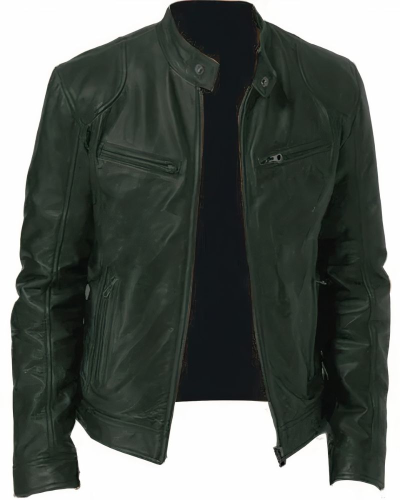 Mens Leather Motorcycle Jacket Erwan For Riders With Superior Protection And Sleek Design