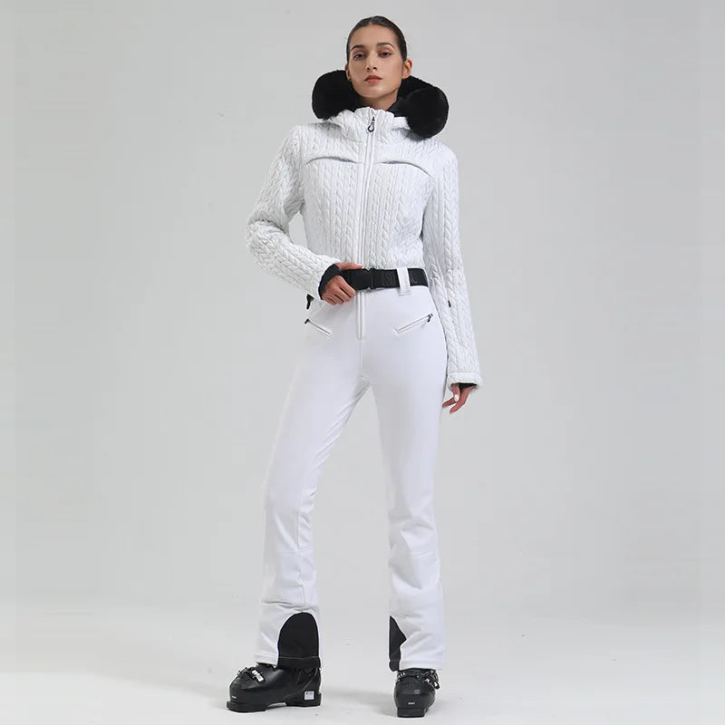 Thermal Insulated One Piece Ski Suit For Skiers And Snowboarders Slim Fit Comfort And Protection