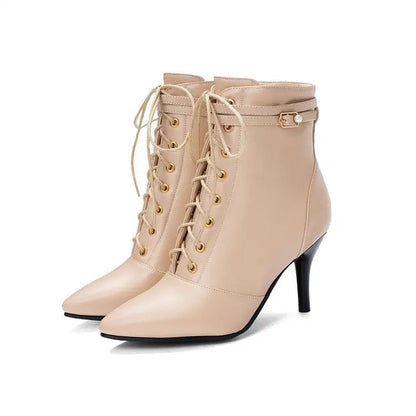 Elegant Stiletto Ankle Boots for Women – Chic & Versatile
