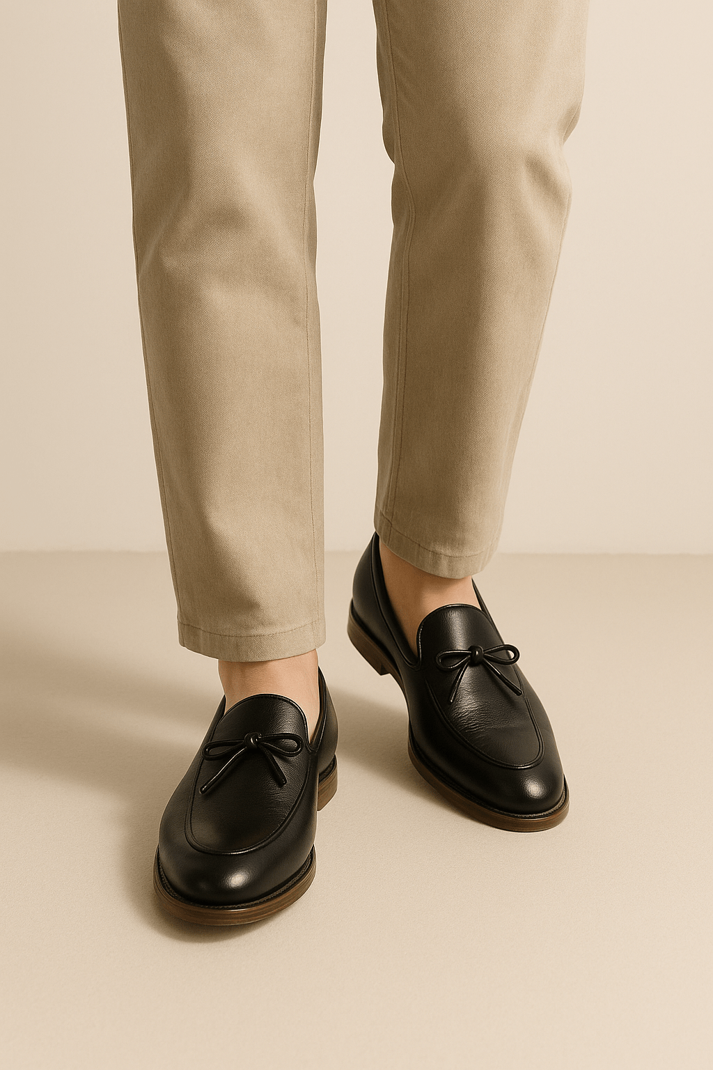 Elegant leather loafers