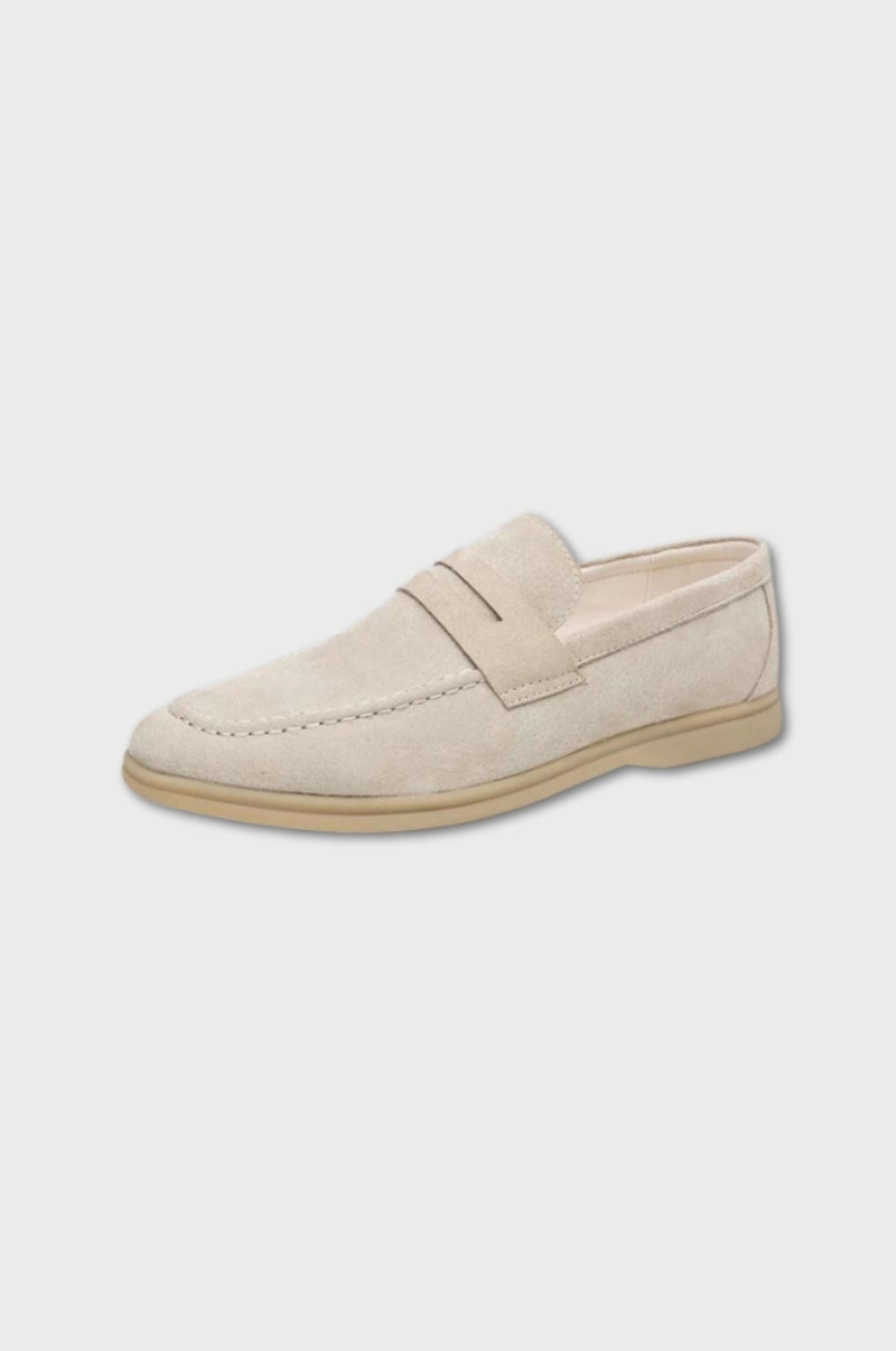 Elegant suede moccasins for men