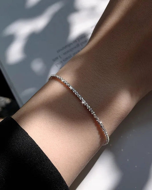 TrendAura | Sparkling Silver Bracelet - TrendAura