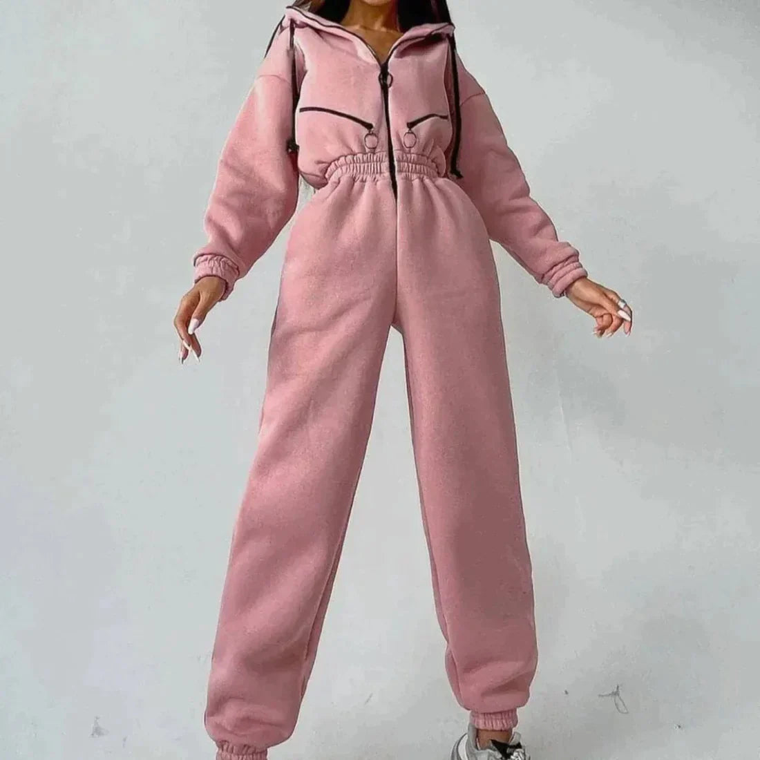 Winter overall for women made of fleece