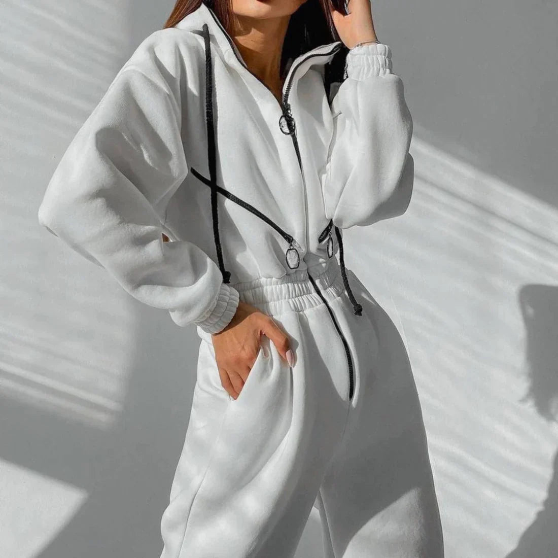 Winter overall for women made of fleece