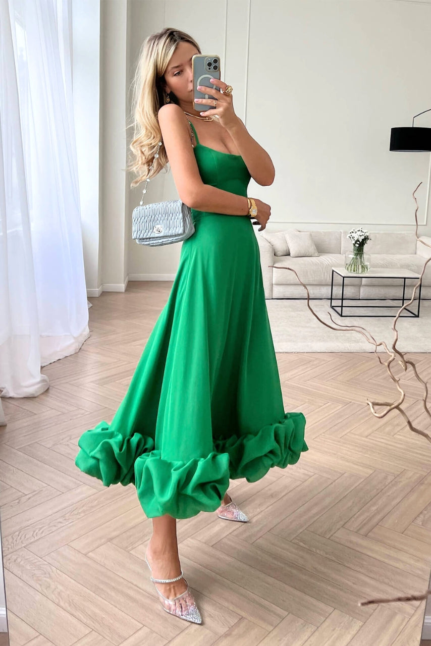 Elegant women's dress for wedding guests