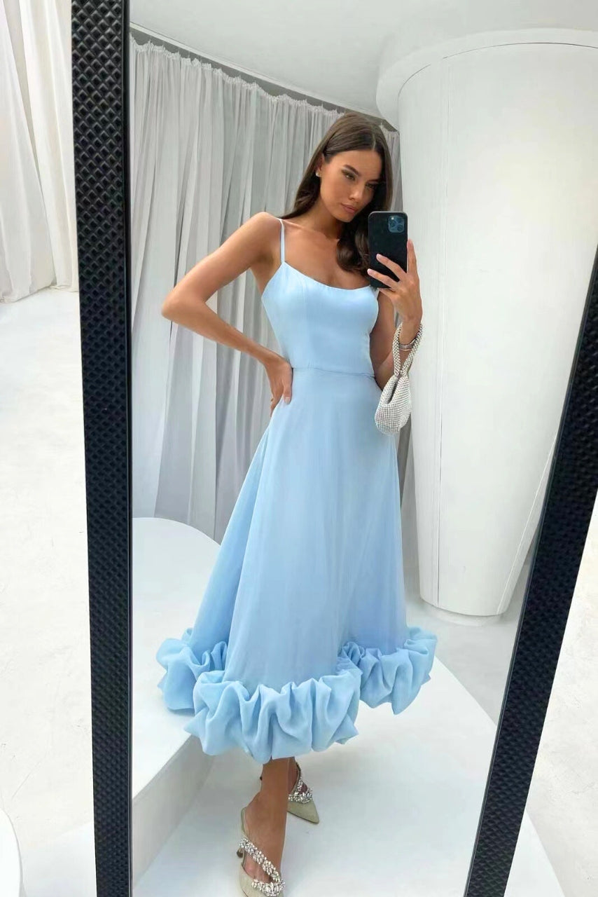 Elegant women's dress for wedding guests