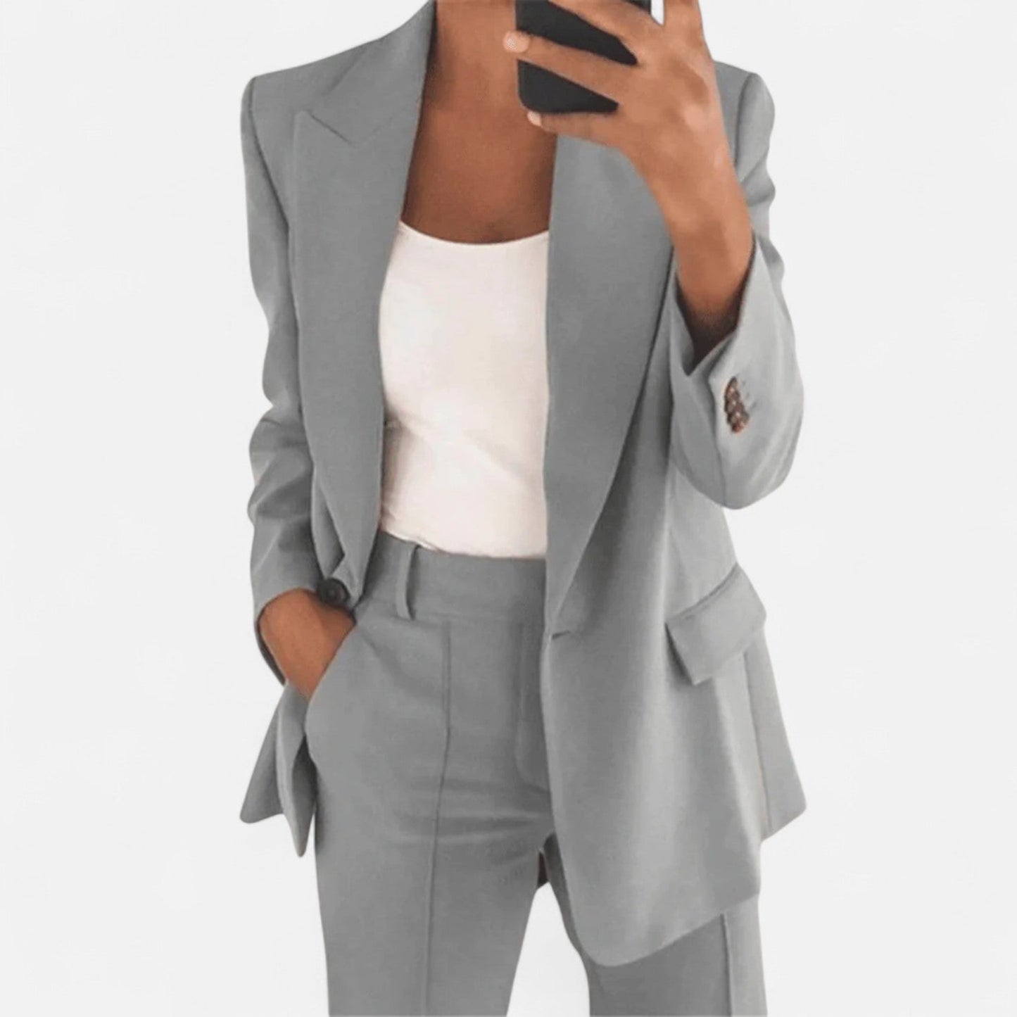 Ancienne Monde | Elegant Two-Piece Suit for Women – Structured Sophistication and Modern Feminine Power