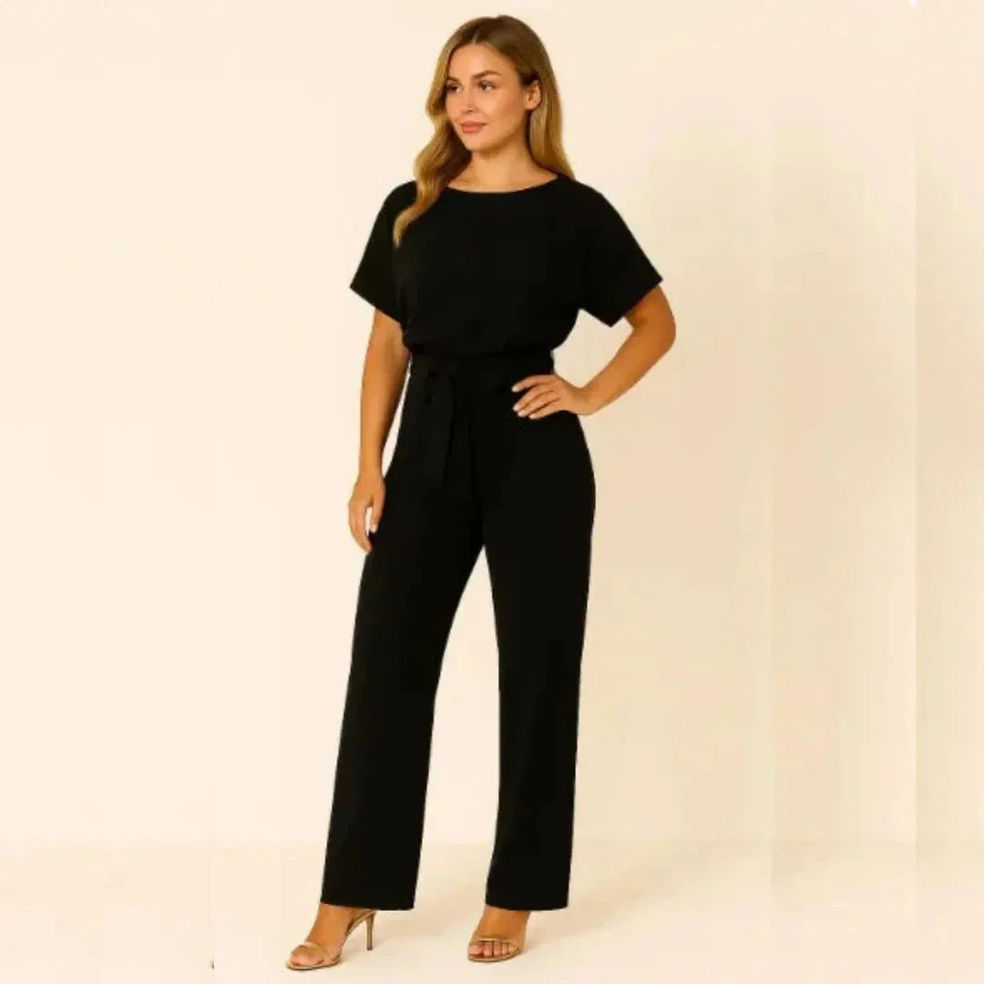 Elle Belted Wide Leg Jumpsuit