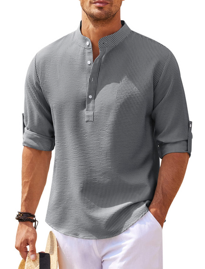 Max Men's Casual Shirt Breathable Comfort With Relaxed Fit For Everyday Wear And Lasting Style