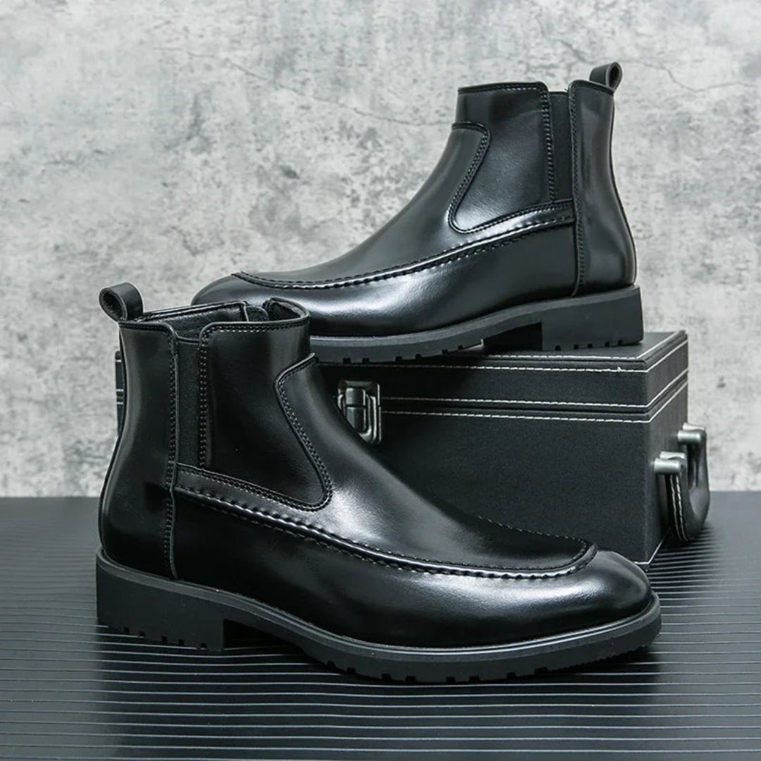 Emiliano Elite Chelsea Boots For Men Premium Leather Ankle Boots For Formal And Business Wear