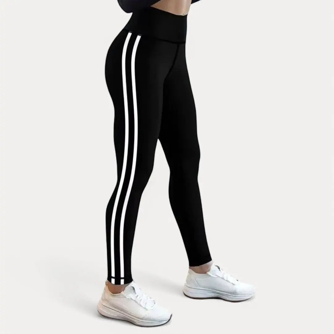 Emma Striped Gym Leggings