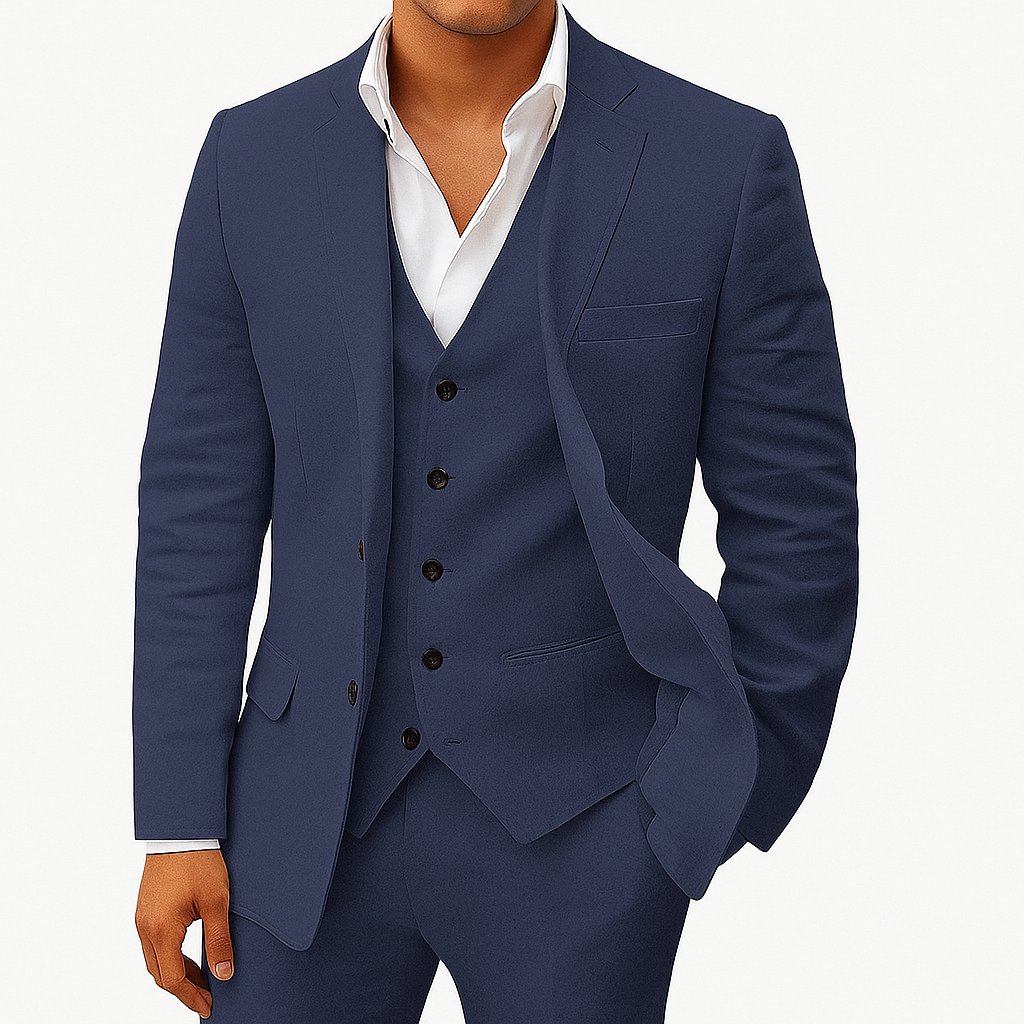 Three-piece linen suit for men - Oscar