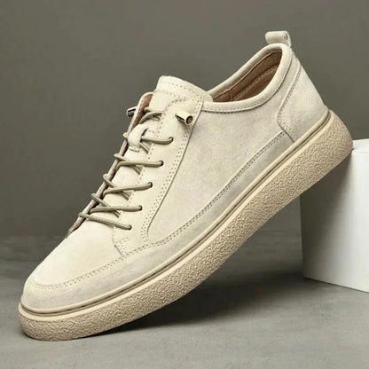 Eric Classic Suede Sneakers for Men Cushioned Comfort with Durable Rubber Sole Smart Casual Style by TrendAura