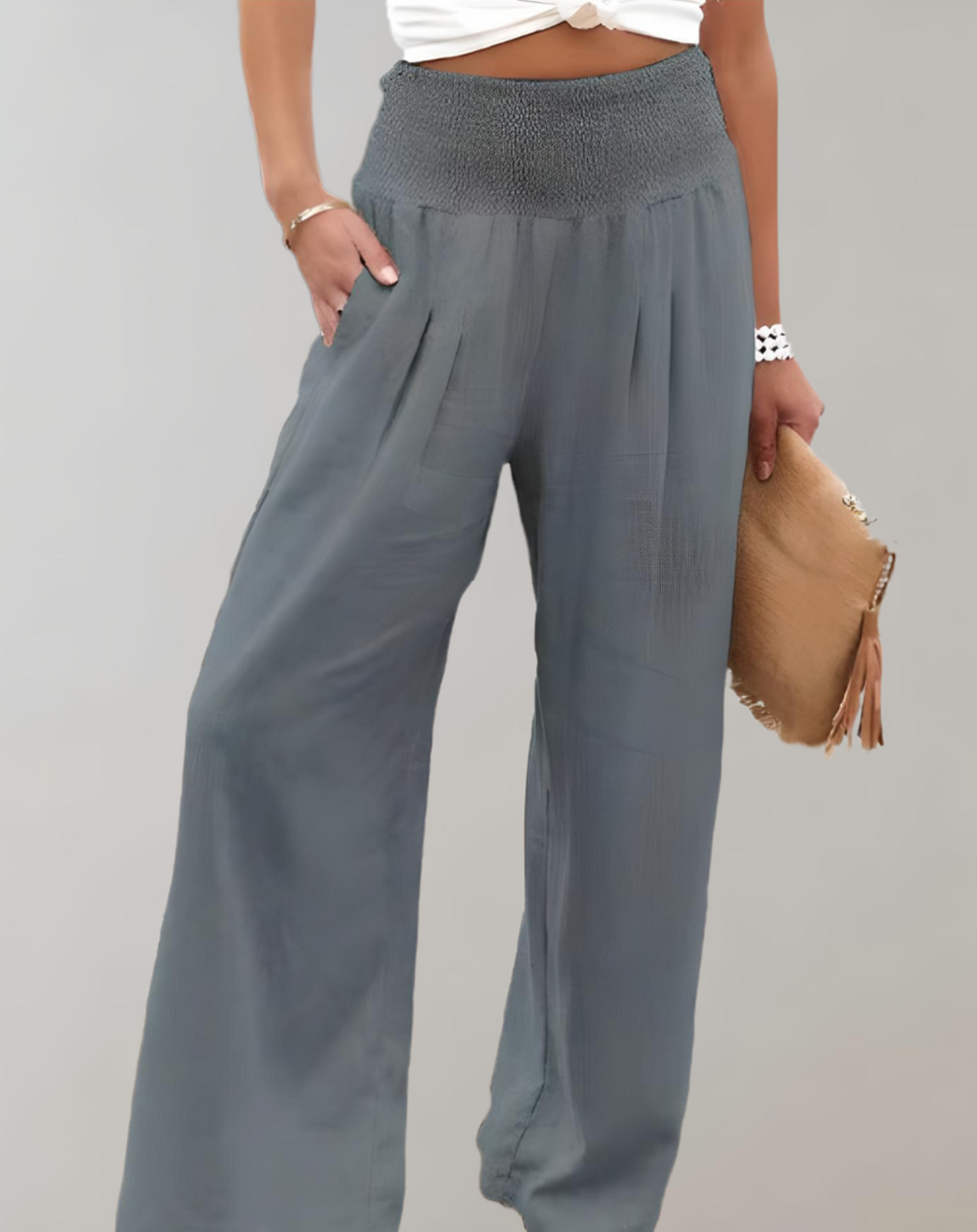 Amalia | High Waist Flare Pants