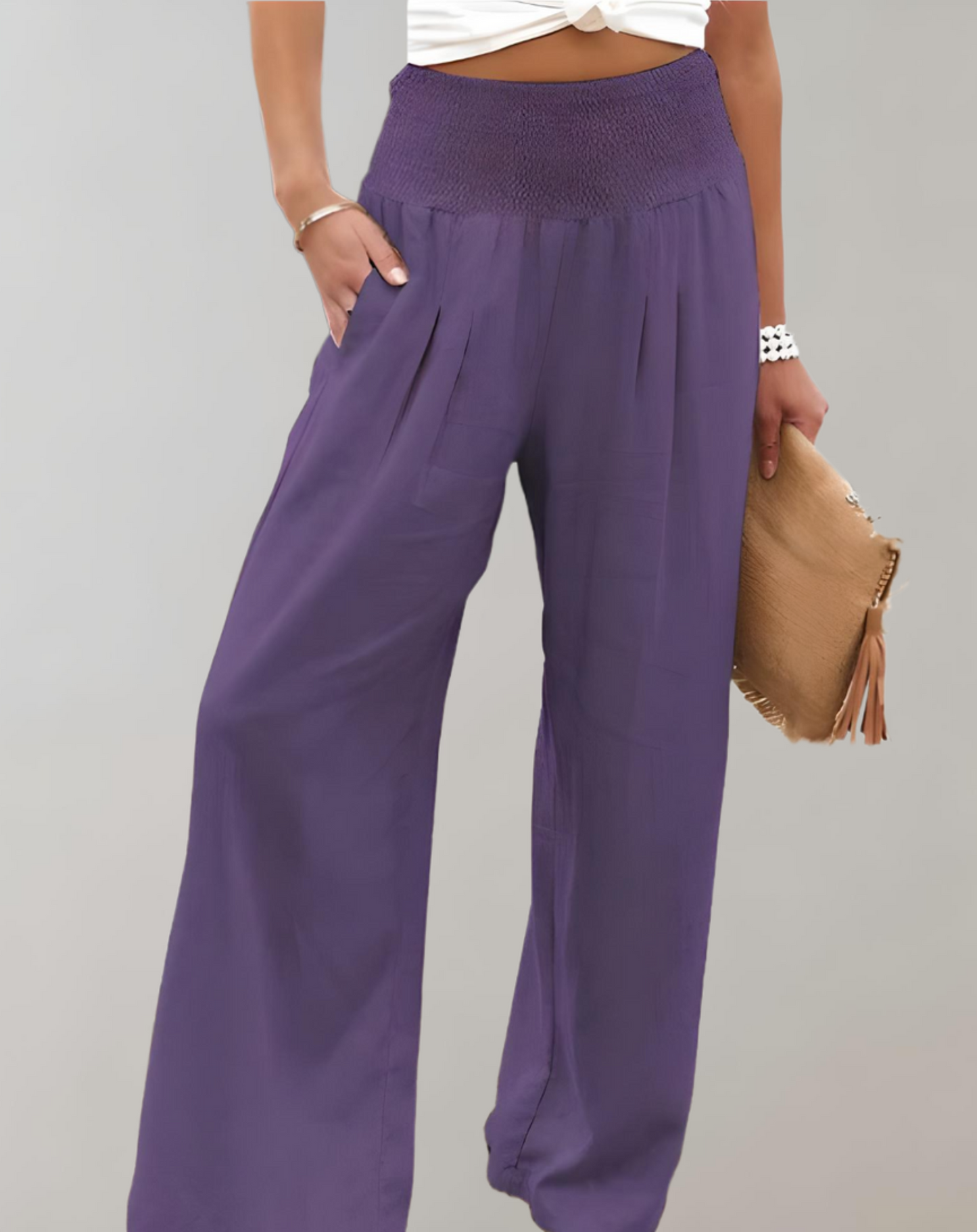 Amalia | High Waist Flare Pants