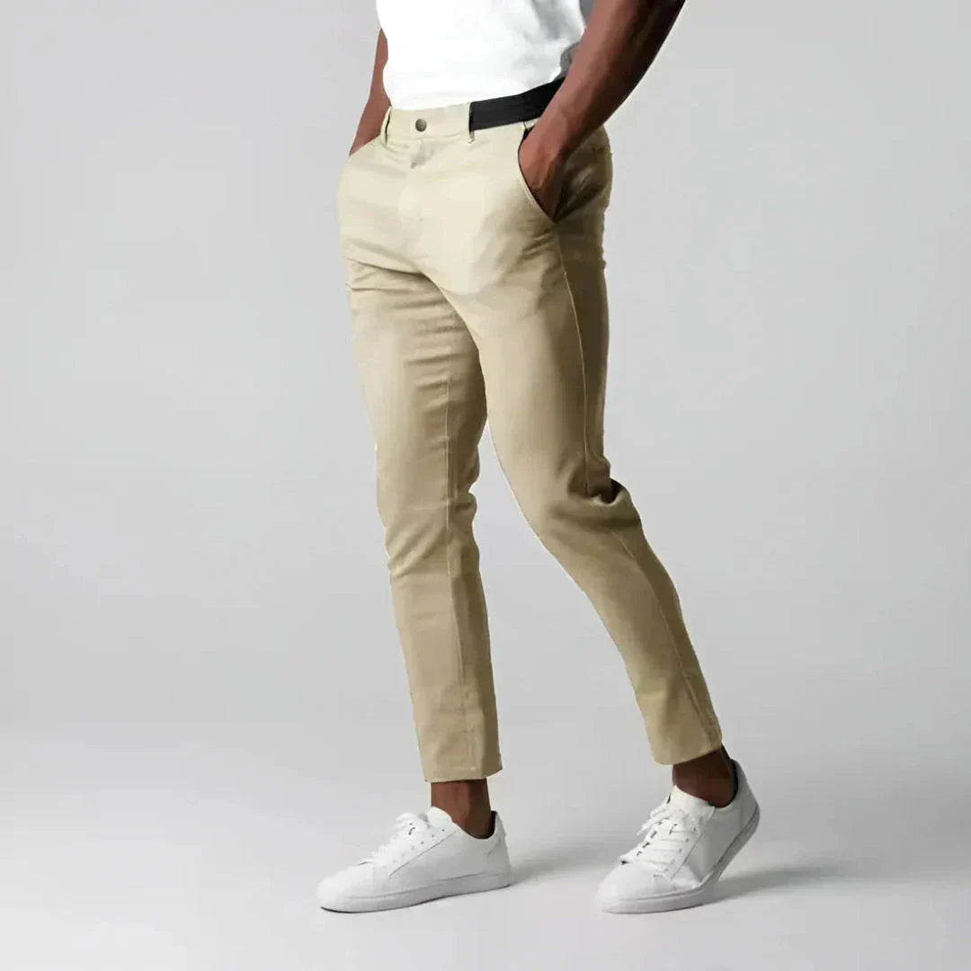 Ericson Stretch Tapered Fit Chinos For Men With Premium Stretch Fabric All Day Comfort Versatile Work To Weekend Pants