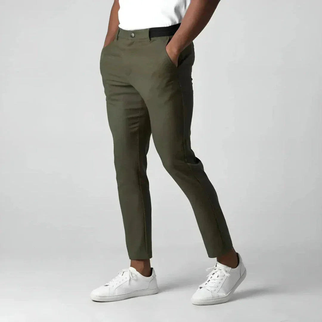 Ericson Stretch Tapered Fit Chinos For Men With Premium Stretch Fabric All Day Comfort Versatile Work To Weekend Pants