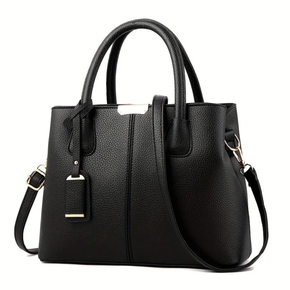 TrendAura Martha Vegan Leather Structured Handbag - Timeless Elevation With All-Season Versatility